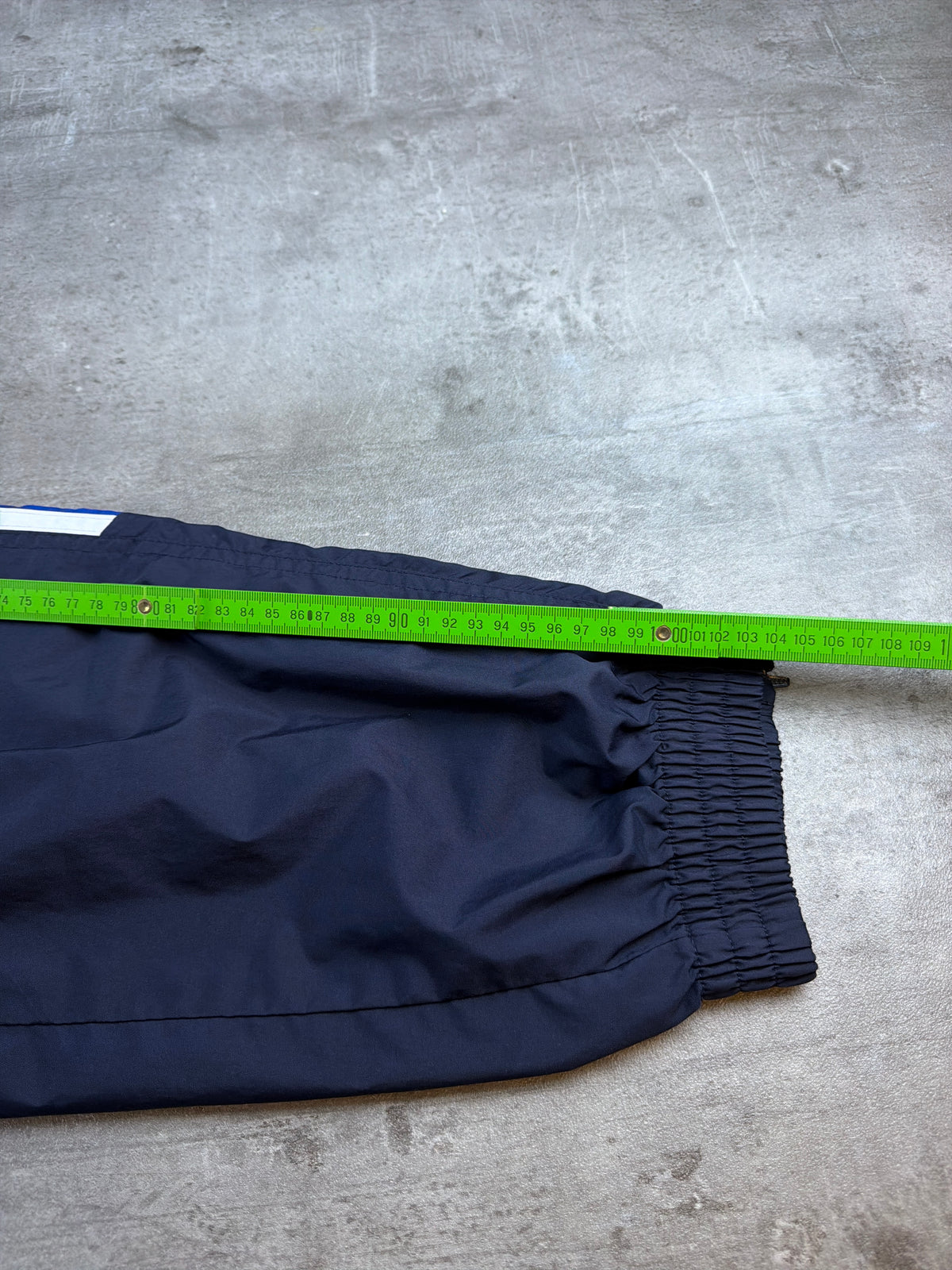 Adidas Y2K Nylon Trackpants - Navy Blue / Royal Blue - Past Pieces