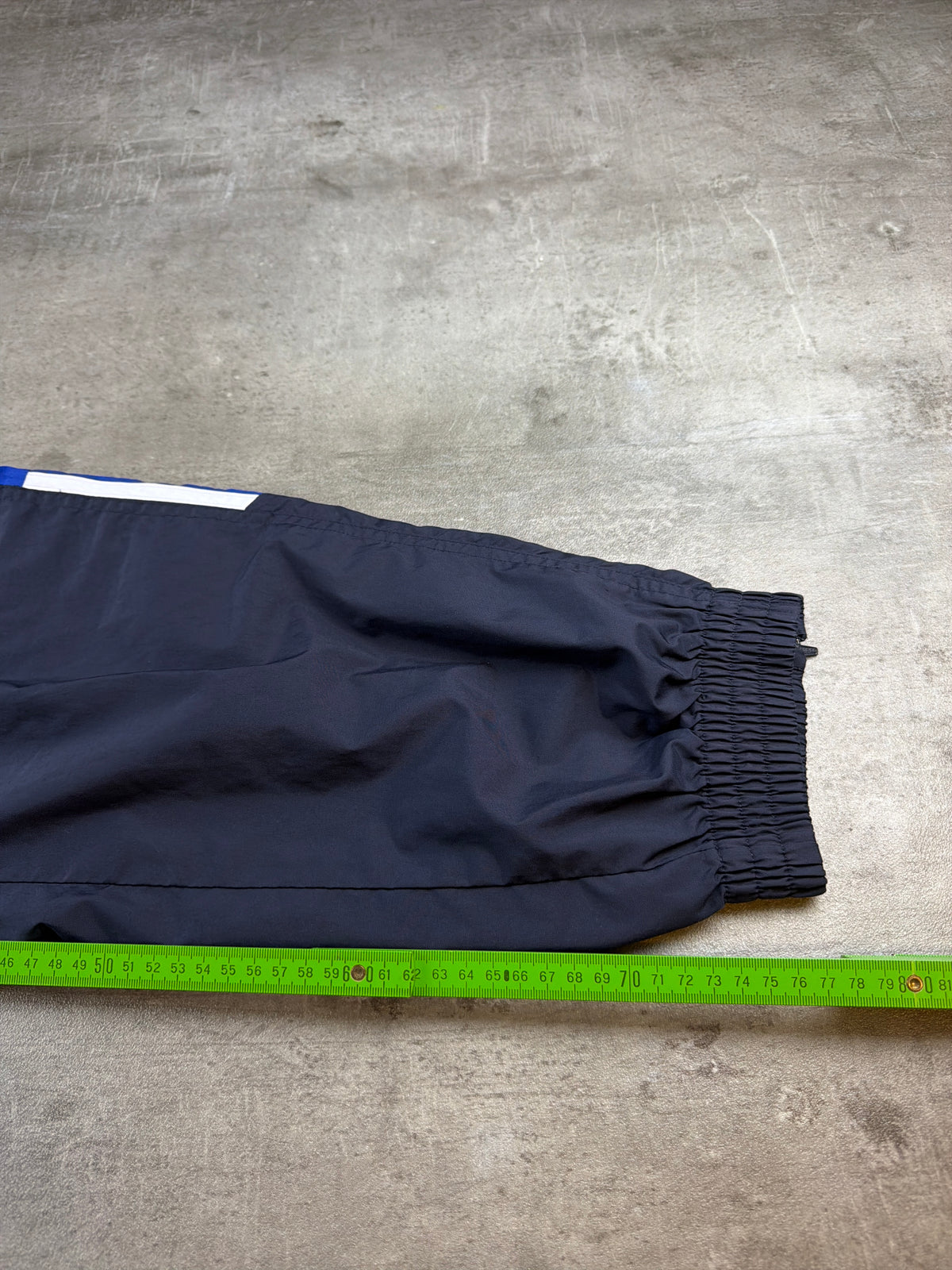 Adidas Y2K Nylon Trackpants - Navy Blue / Royal Blue - Past Pieces