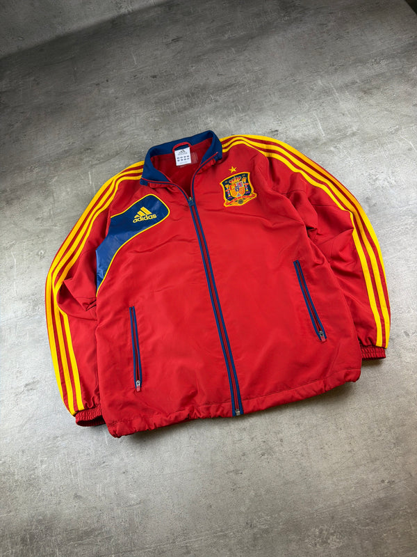 Adidas Spain National Team 2011/12 Trackjacket - Red / Yellow / Navy Blue