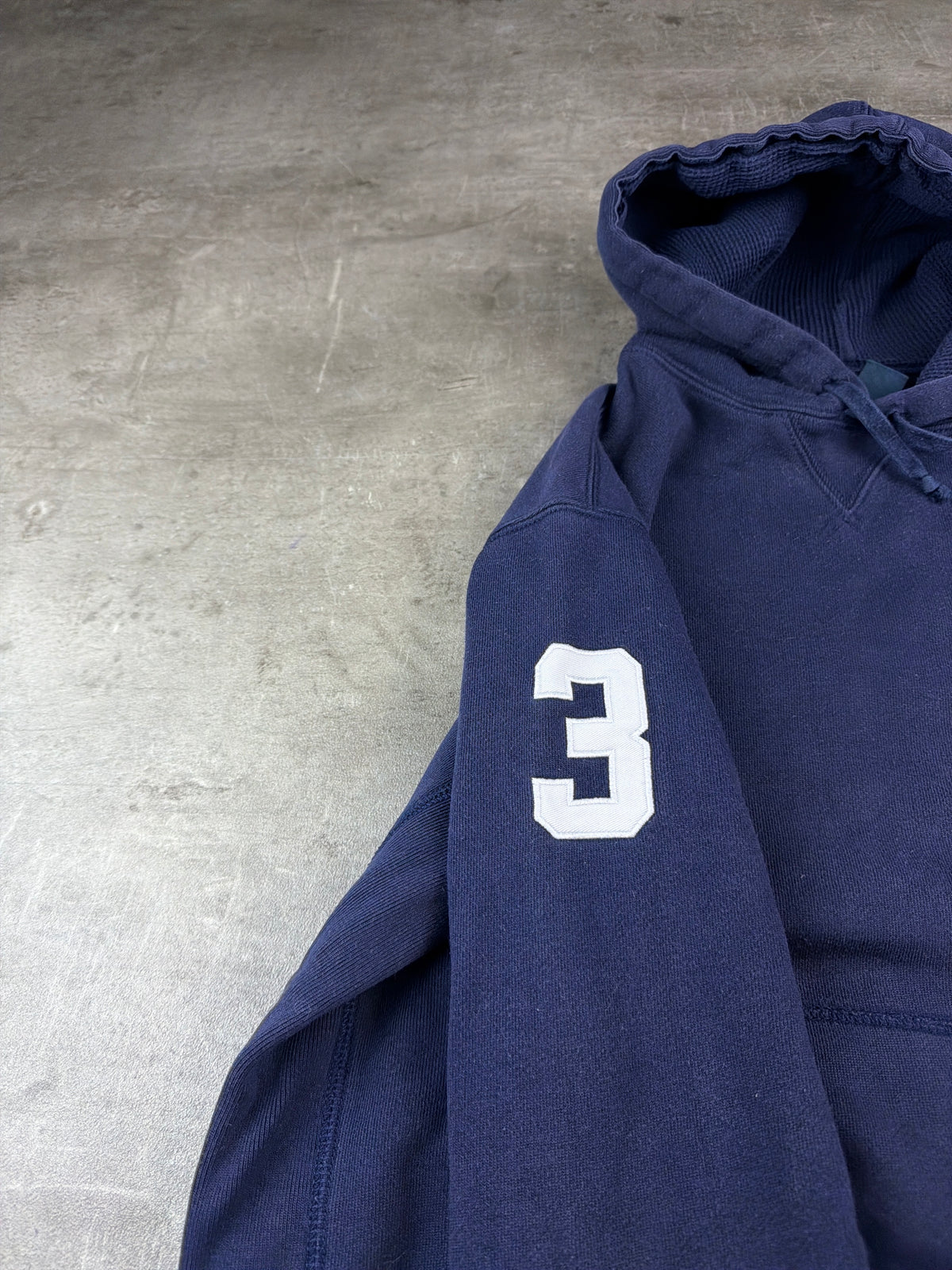 Ralph Lauren Big Pony "3" Embroidered Hoodie - Navy Blue – Ansicht 6