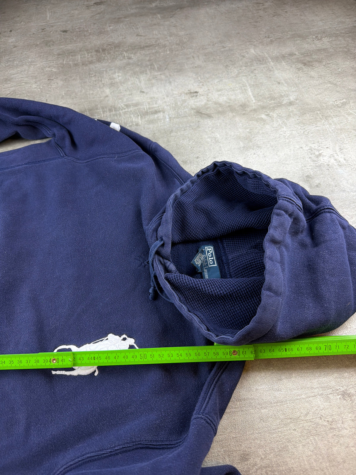 Ralph Lauren Big Pony "3" Embroidered Hoodie - Navy Blue – Ansicht 11