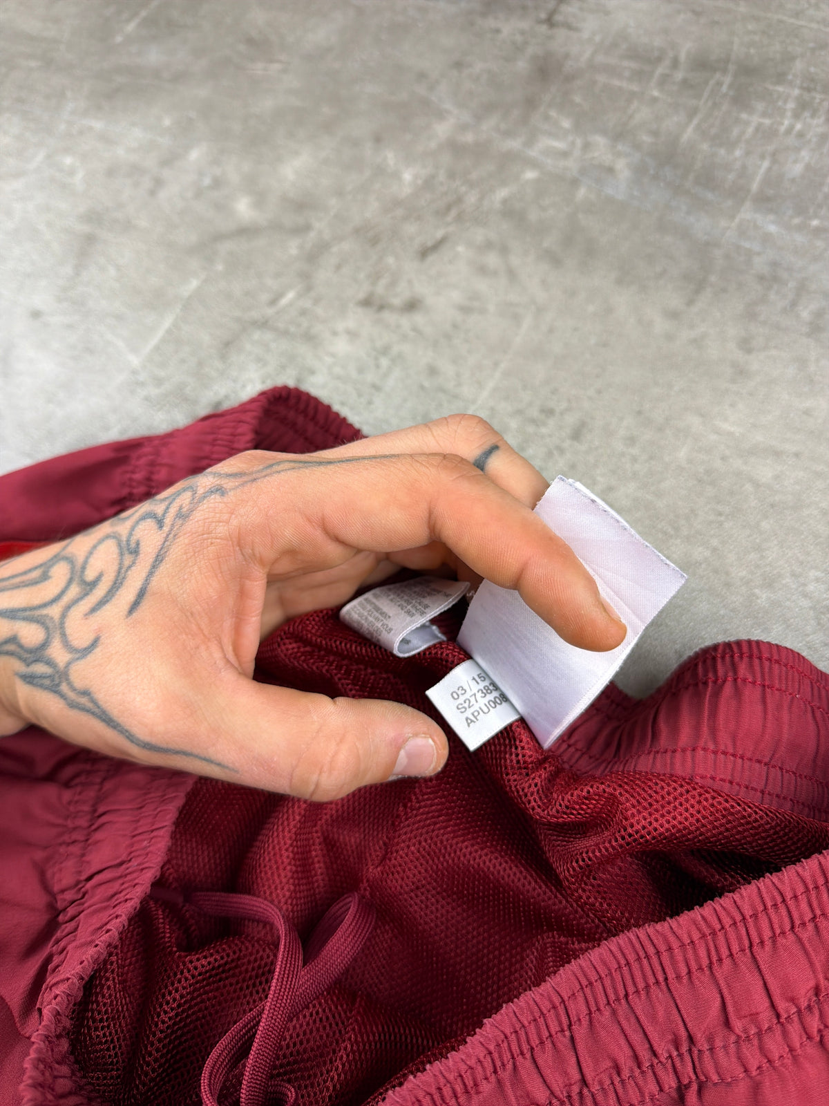 Adidas FC Bayern Munich Three-Stripes Trackpants - Burgundy / Red - Past Pieces