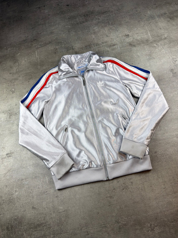 Adidas Originals Firebird Trackjacket - Silver / Red / Blue Y2K Metallic