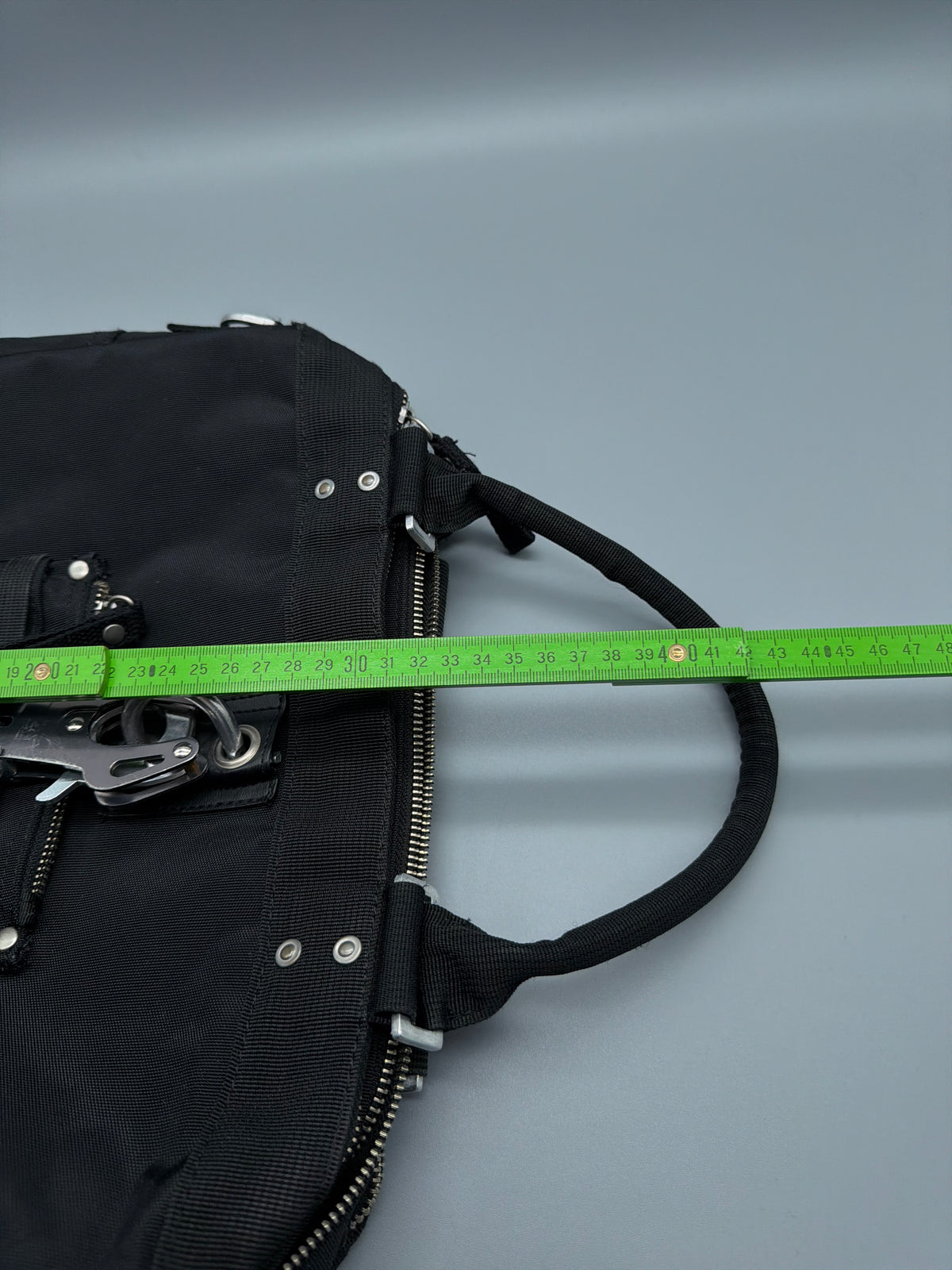George Gina & Lucy "Miss Perfect" Nylon Handbag - All Black Y2K - Past Pieces