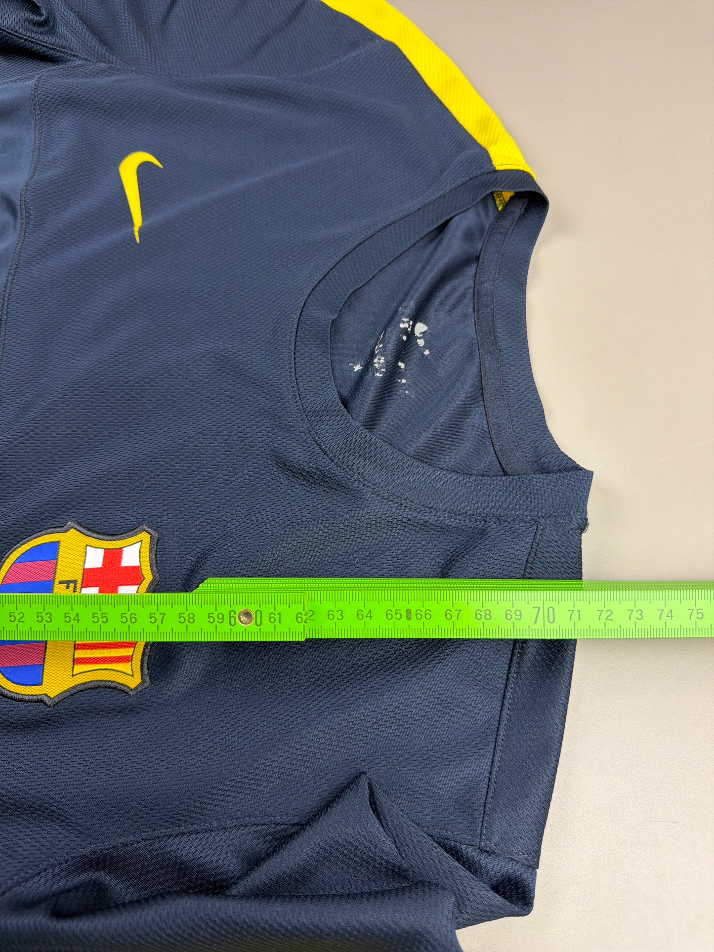 Nike FC Barcelona 2011/12 "Qatar Foundation" Jersey - Navy Blue Y2K Streatwear