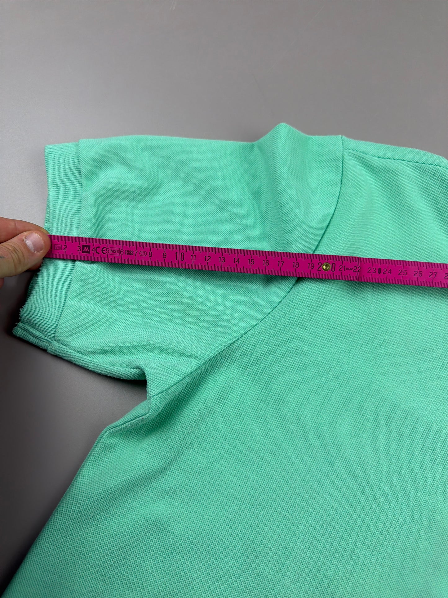 Abercrombie & Fitch "NY 1892" Appliqué Polo - Seafoam Green Y2K