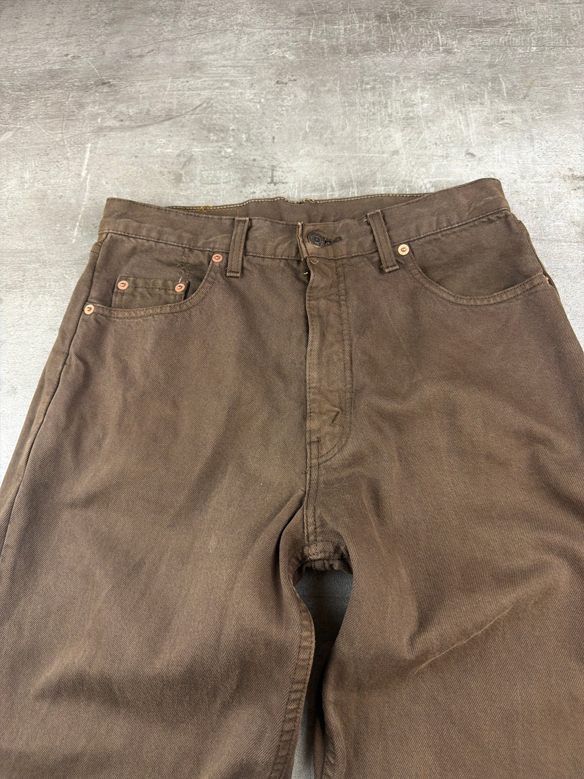 Levi's 882 Orange Tab Baggy Jeans - Washed Brown – Ansicht 5