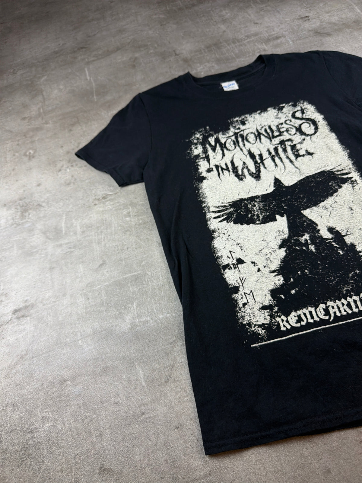 Motionless in White "Reincarnate" Graphic Band Shirt - Black / Indie Sleaze - Past Pieces