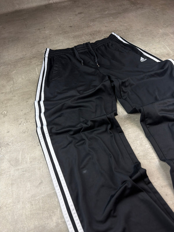 Adidas Y2K Three-Stripes Baggy Trackpants - Black / White