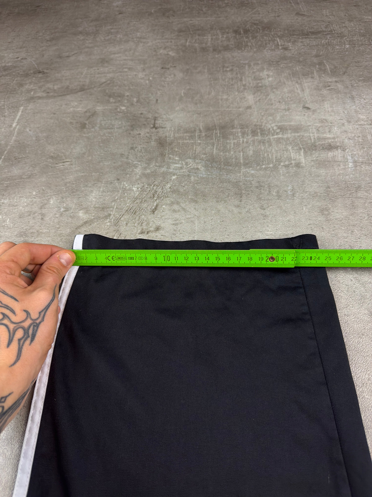 Adidas Y2K Three-Stripes Baggy Trackpants - Black / White - Past Pieces