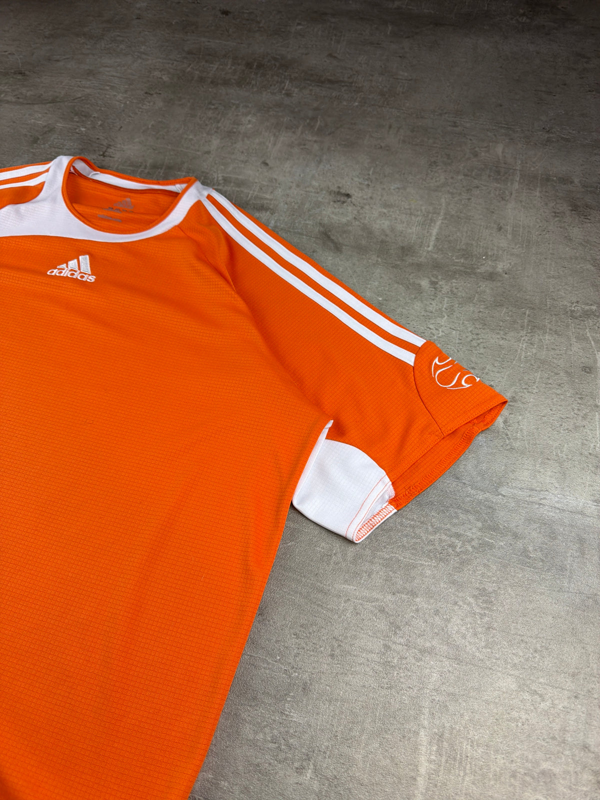 Adidas Y2K Climacool Football Jersey - Orange / White – Ansicht 4