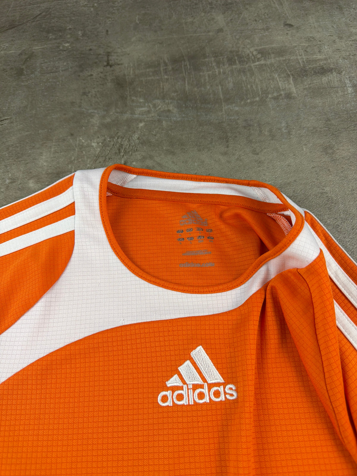 Adidas Y2K Climacool Football Jersey - Orange / White – Ansicht 7