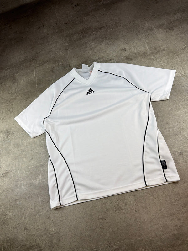 Adidas Y2K Climalite Piped Jersey - White / Black