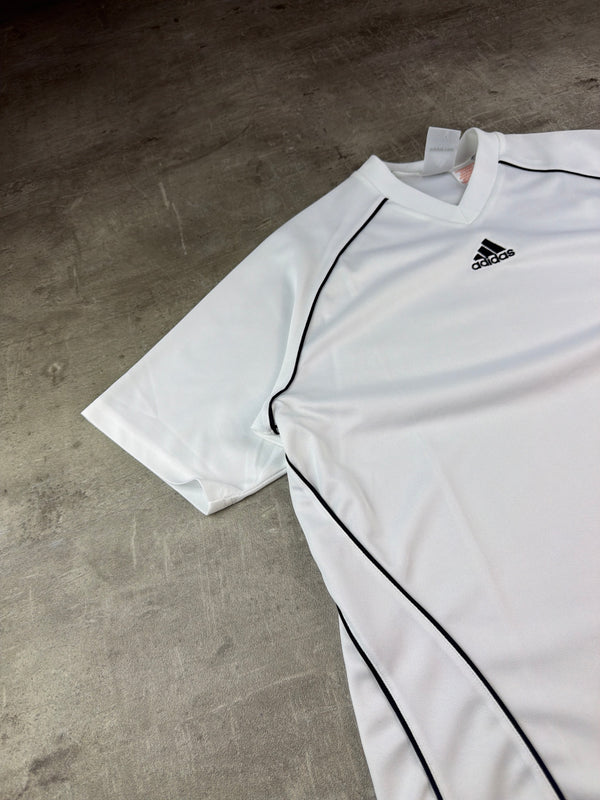 Adidas Y2K Climalite Piped Jersey - White / Black