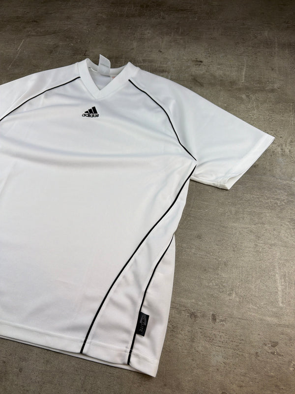 Adidas Y2K Climalite Piped Jersey - White / Black