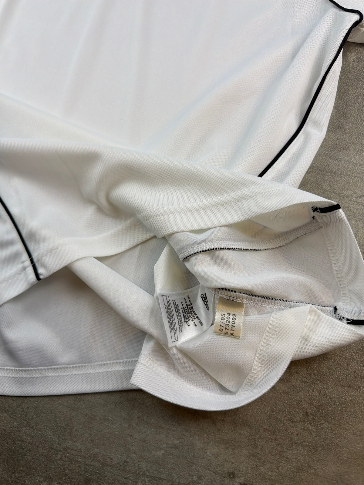Adidas Y2K Climalite Piped Jersey - White / Black – Ansicht 7