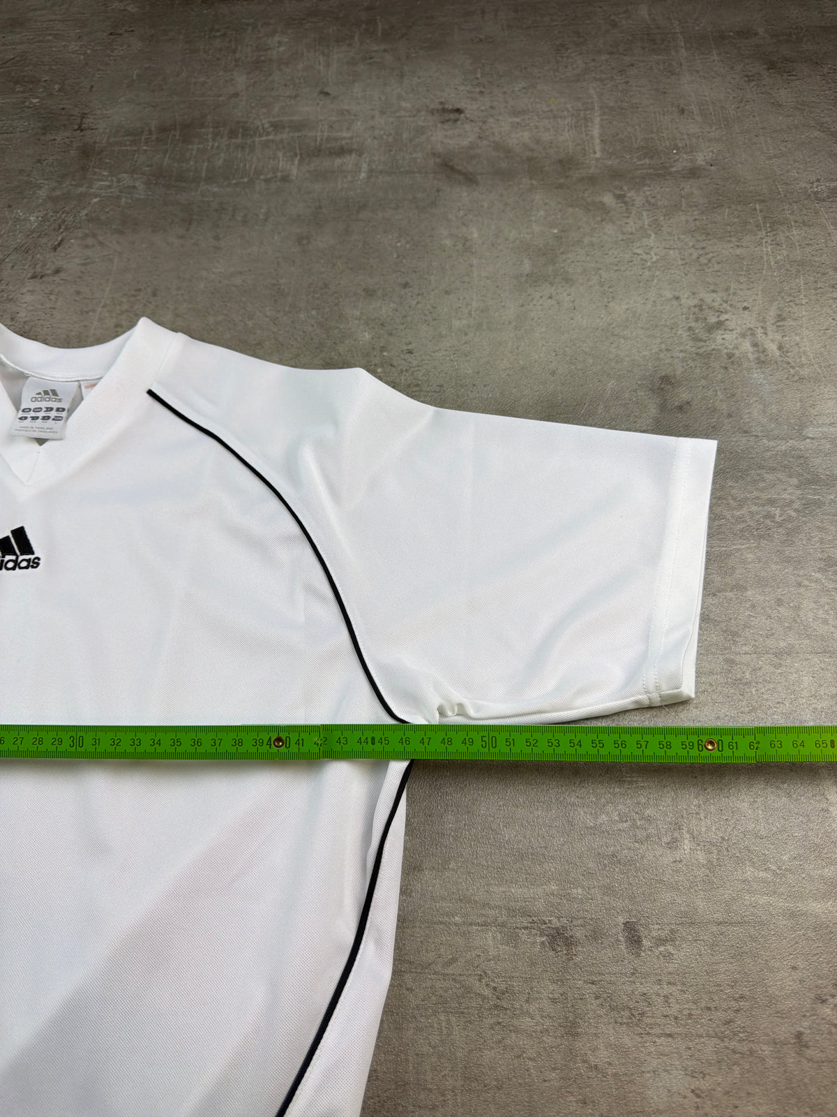 Adidas Y2K Climalite Piped Jersey - White / Black – Ansicht 8