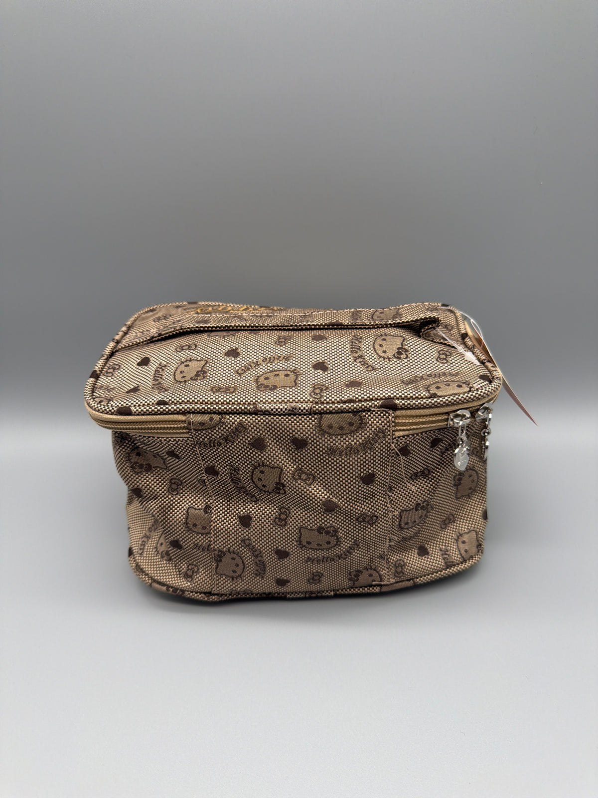 Hello Kitty Y2K Jacquard Vanity Beauty Case - Brown / Gold – Ansicht 5