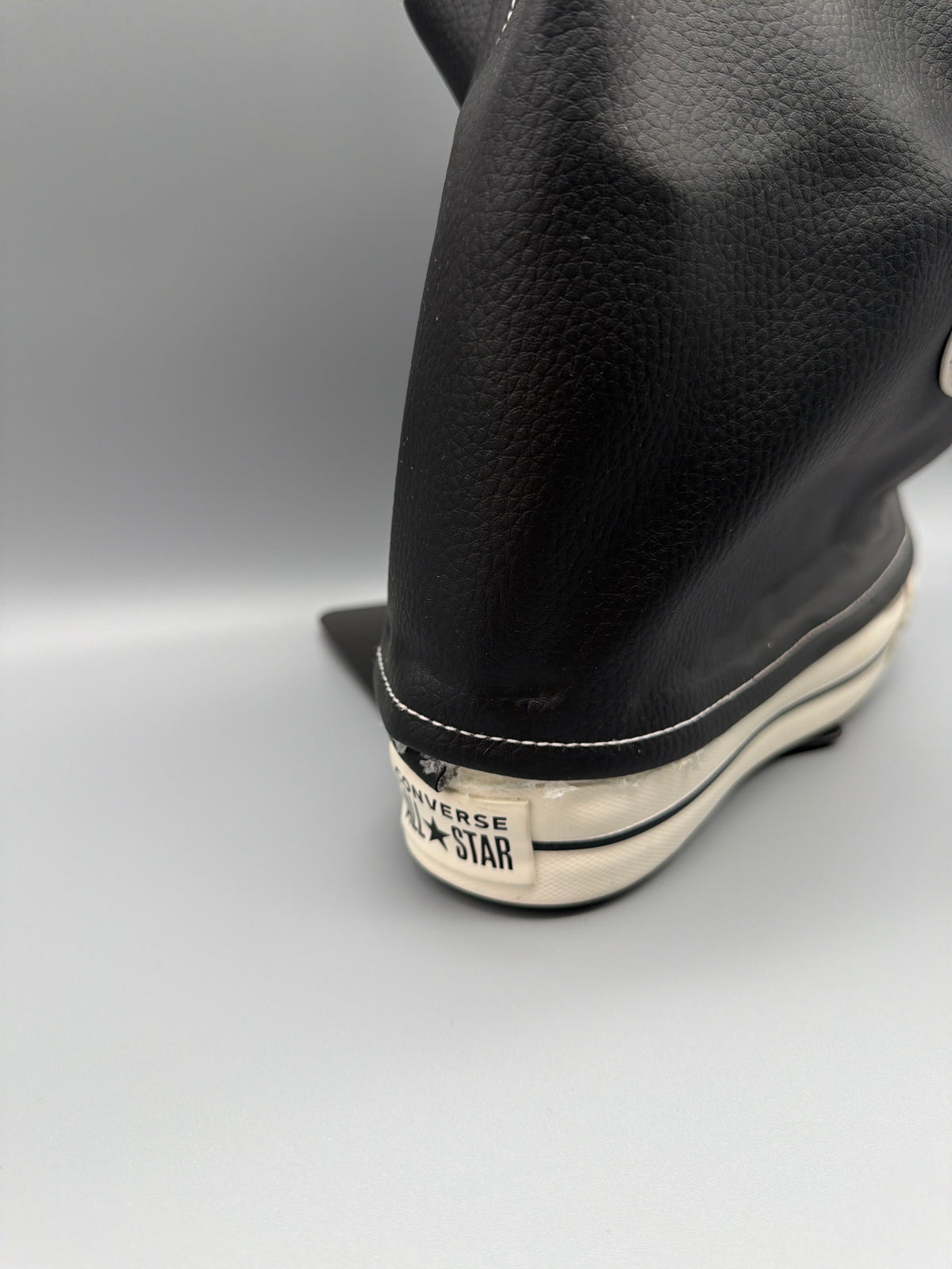 Haderlump Atelier Berlin Custom Converse "All Star" Sneaker Shoulder Bag - Black - Past Pieces