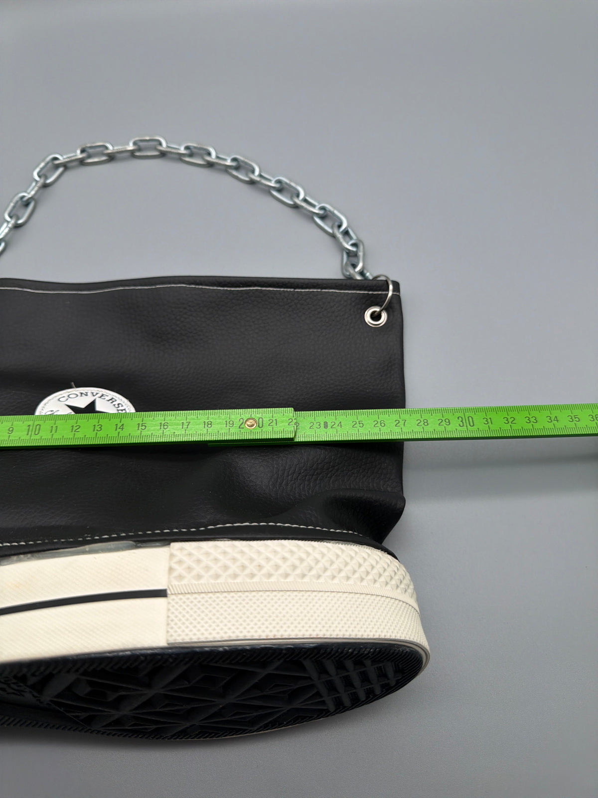 Haderlump Atelier Berlin Custom Converse "All Star" Sneaker Shoulder Bag - Black - Past Pieces