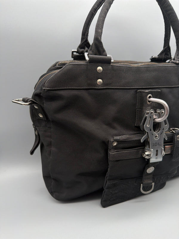 George Gina & Lucy "Miss Perfect" Nylon Handbag - All Black Y2K