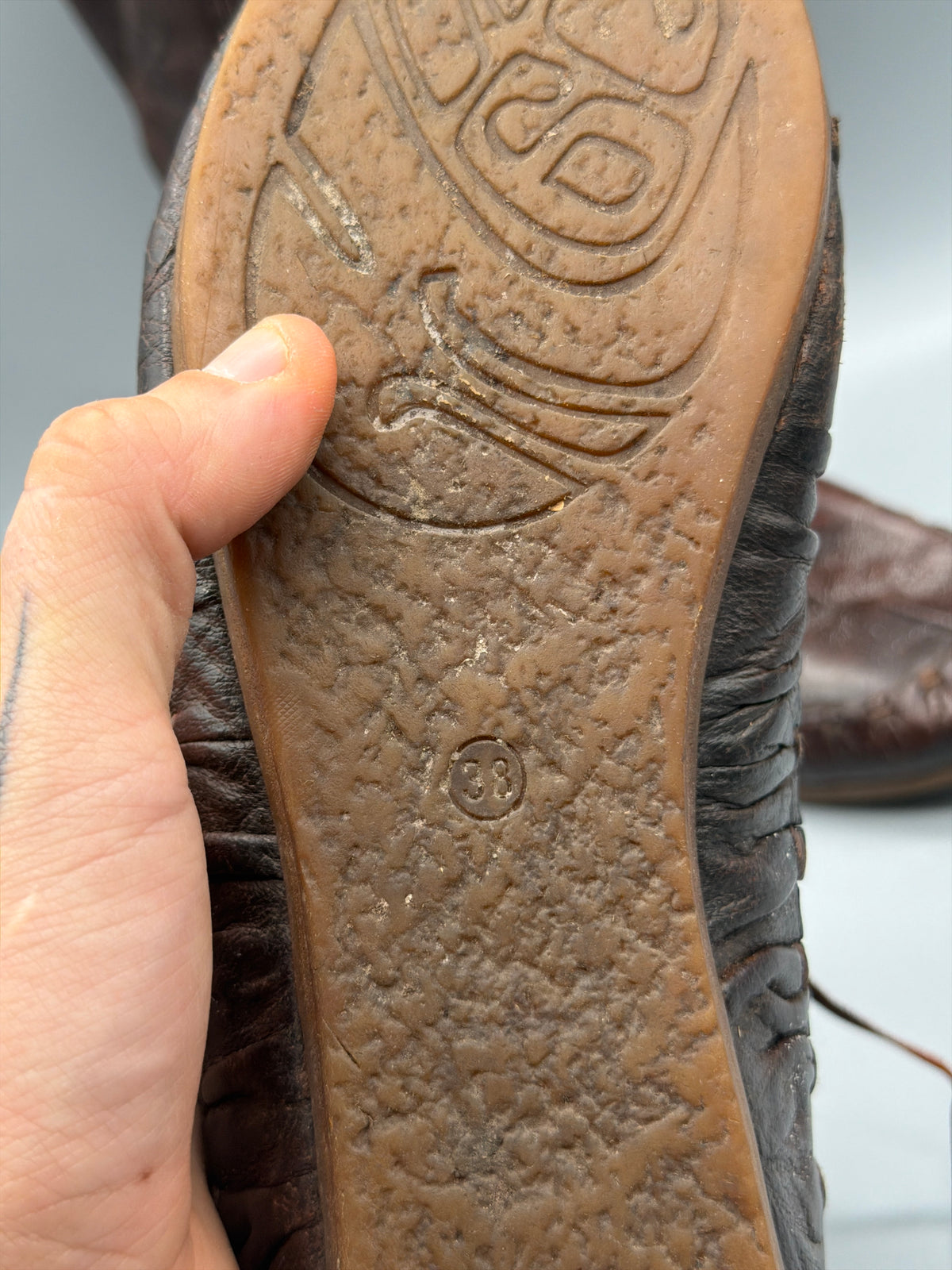 Miss Sixty Vintage Moccasin Leather Boots - Brown / Y2K Boho – Ansicht 8
