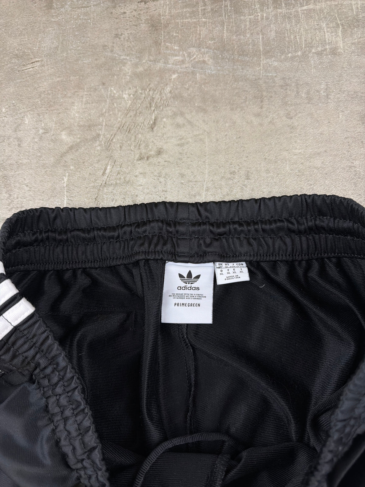 Adidas Originals Firebird Trackpants - Black / White Baggy Y2K Streetwear - Past Pieces