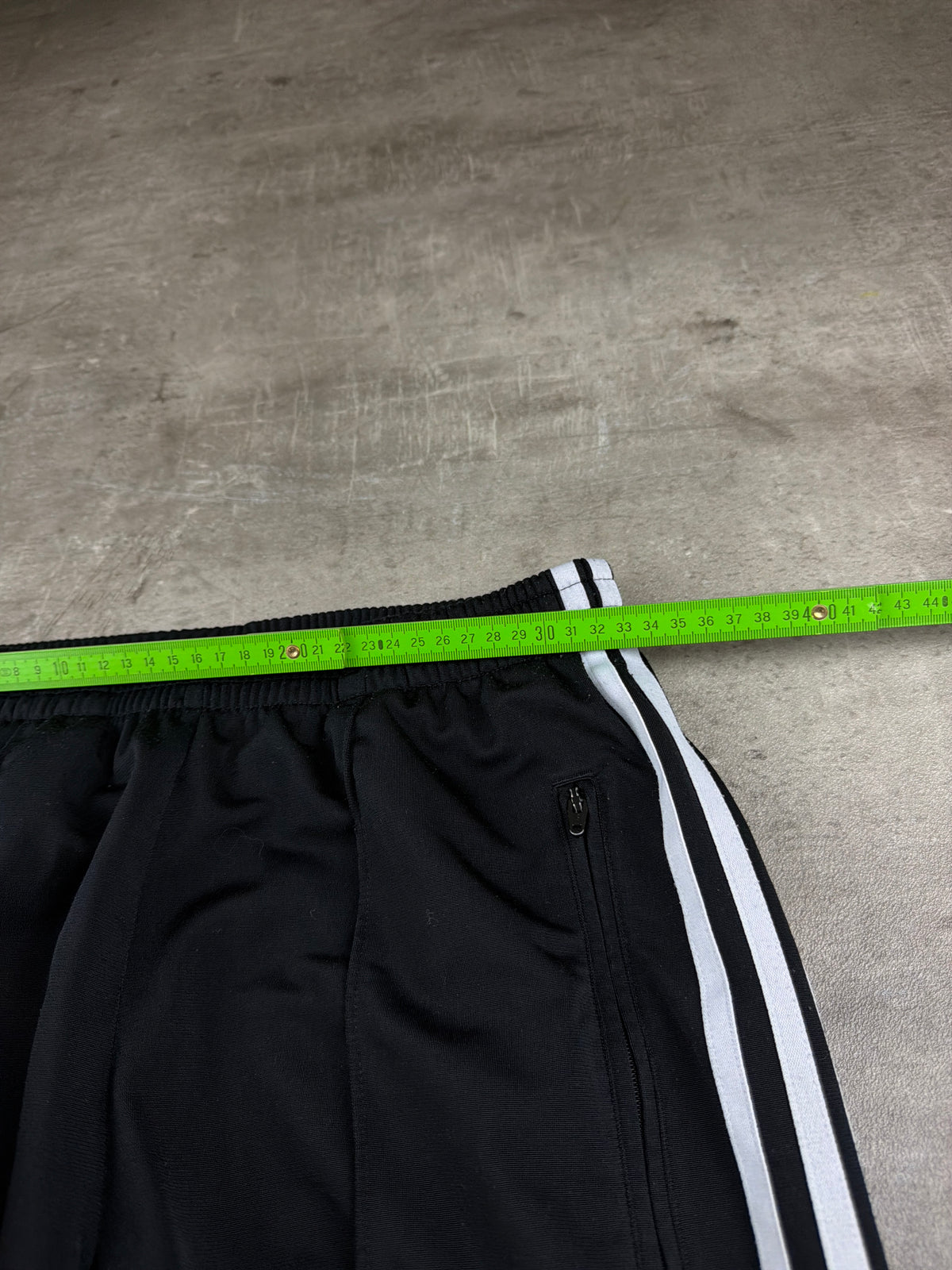 Adidas Originals Three Stripes Flared Trackpants - Black / White Y2K - Past Pieces