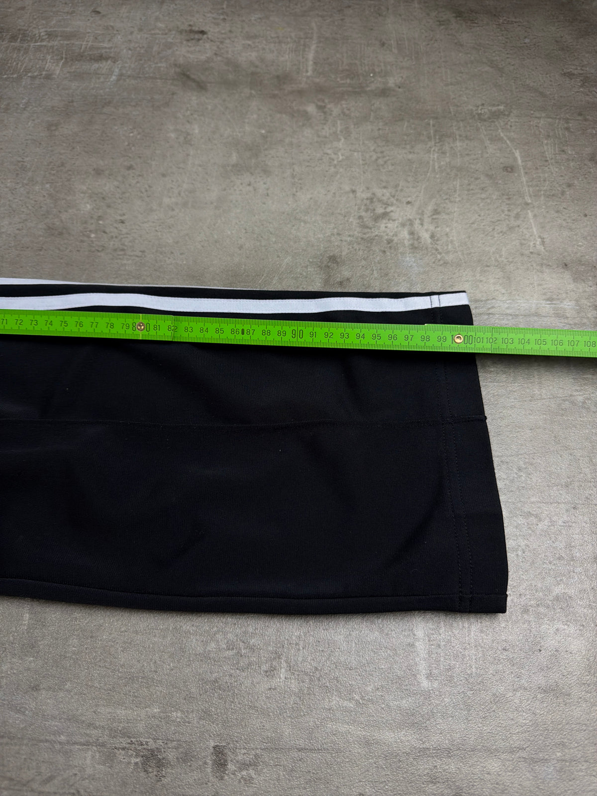 Adidas Originals Three Stripes Flared Trackpants - Black / White Y2K - Past Pieces