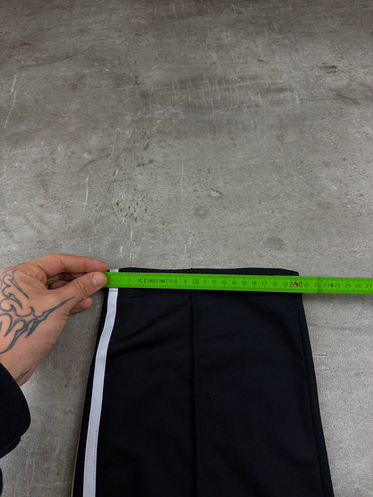 Adidas Originals Three Stripes Flared Trackpants - Black / White Y2K - Past Pieces