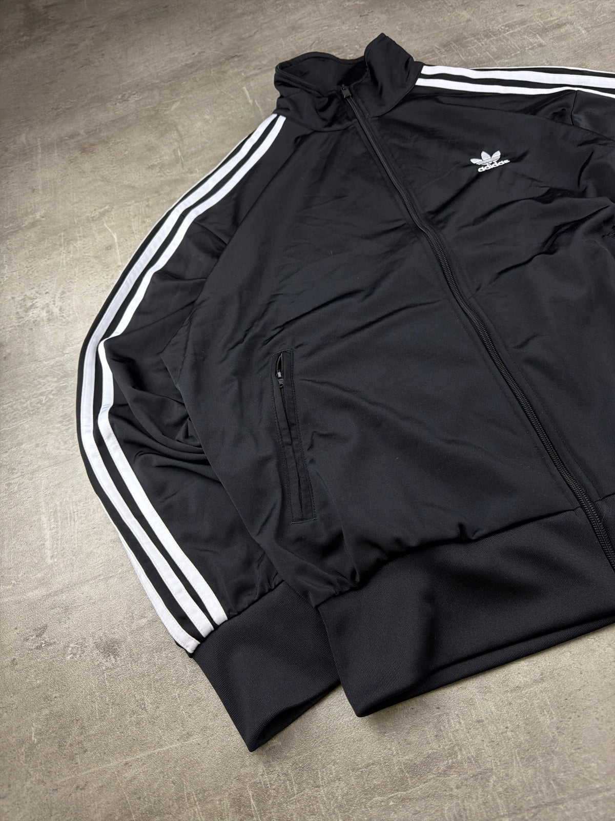 Adidas Originals Firebird Three Stripes Trackjacket - Black / White - Past Pieces