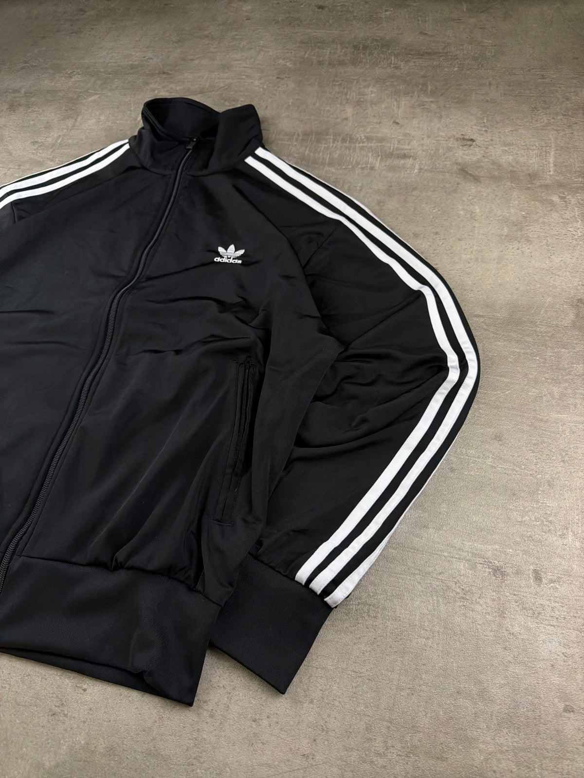 Adidas Originals Firebird Three Stripes Trackjacket - Black / White - Past Pieces