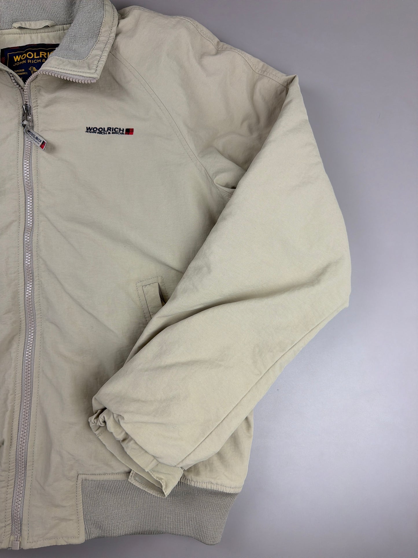 Woolrich John Rich & Bros. Archive Utility Bomber Jacket - Beige / Gorpcore