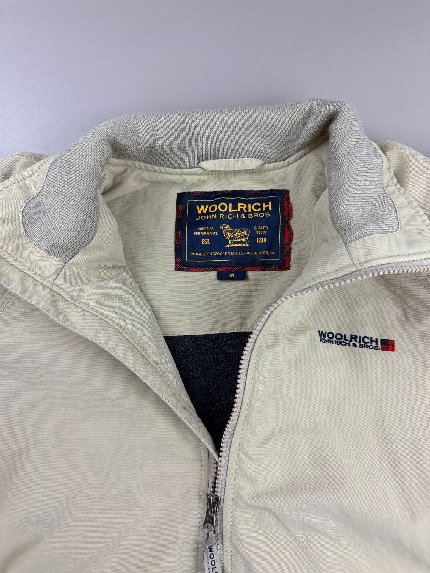 Woolrich John Rich & Bros. Archive Utility Bomber Jacket - Beige / Gorpcore