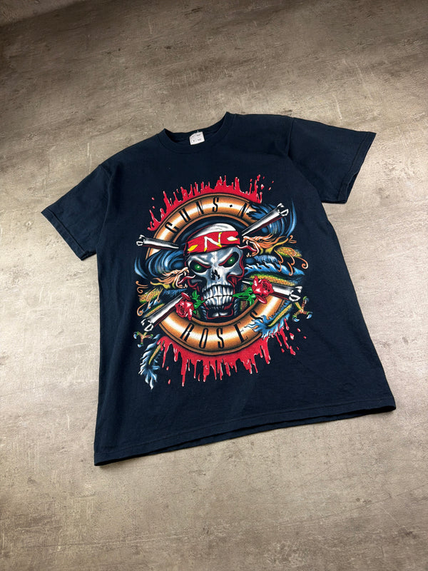 Guns N' Roses Vintage Graphic "Rock N Roll" Band Shirt - Black / Red