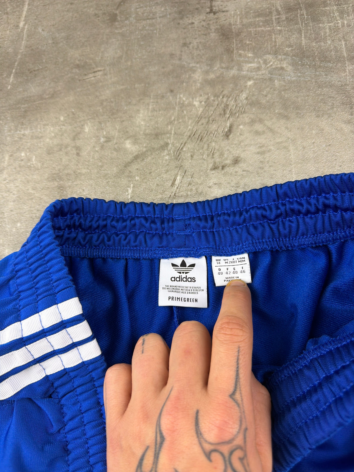 Adidas Originals Y2K Wide Leg Trackpants - Royal Blue / White – Ansicht 8