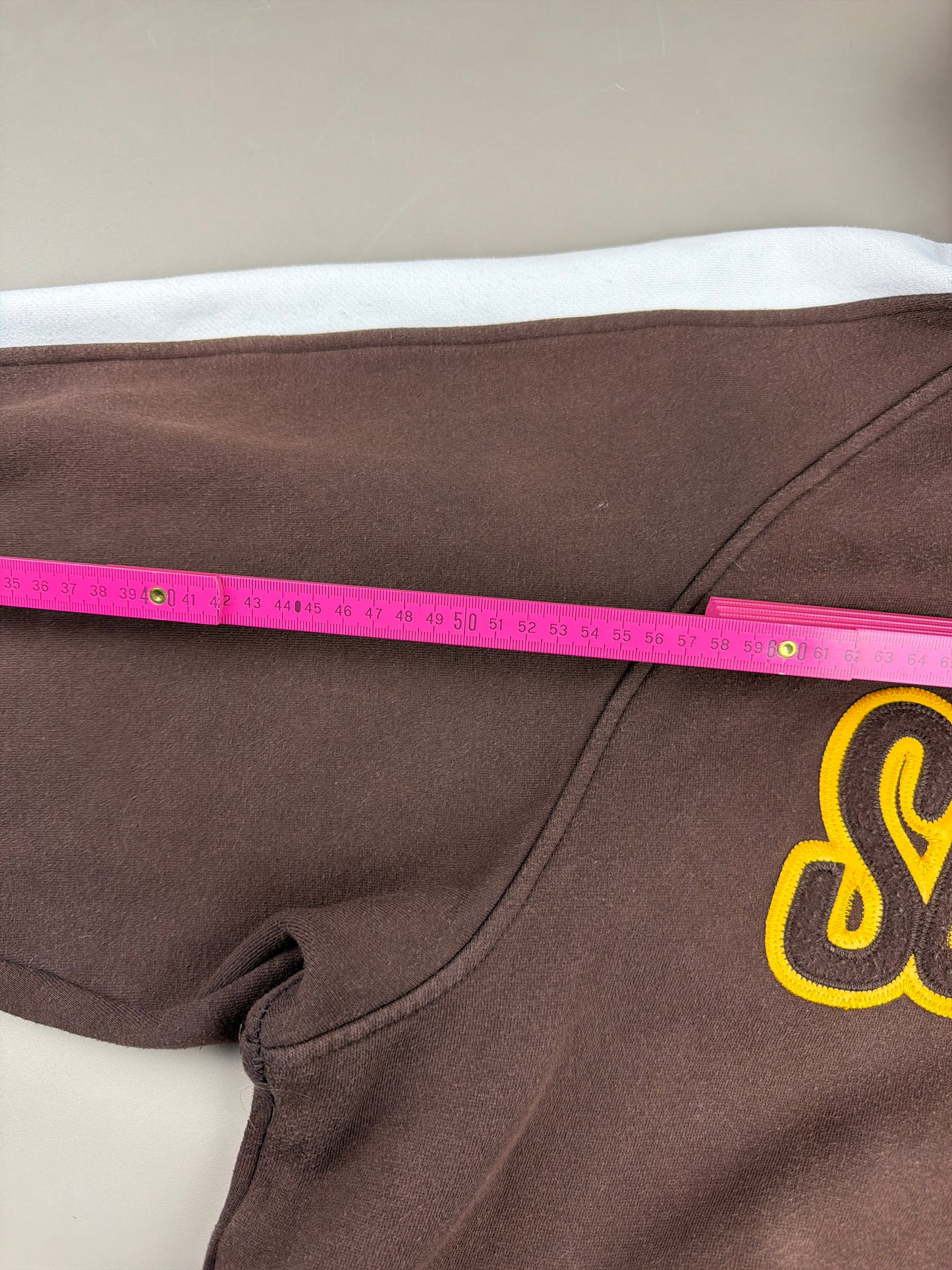 Southpole Archive "Authentic Denim Co." Hoodie - Brown / Yellow