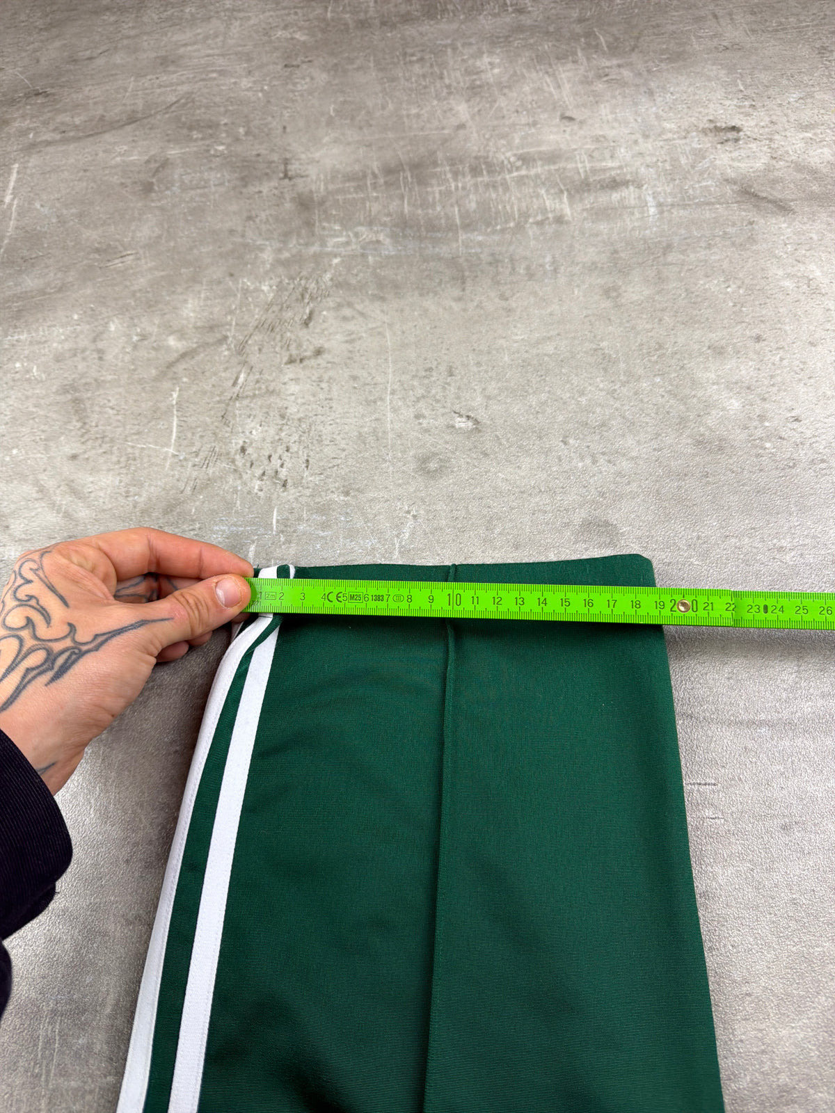 Adidas Originals Three Stripes Trackpants - Forest Green / White Y2K Vibe – Ansicht 10