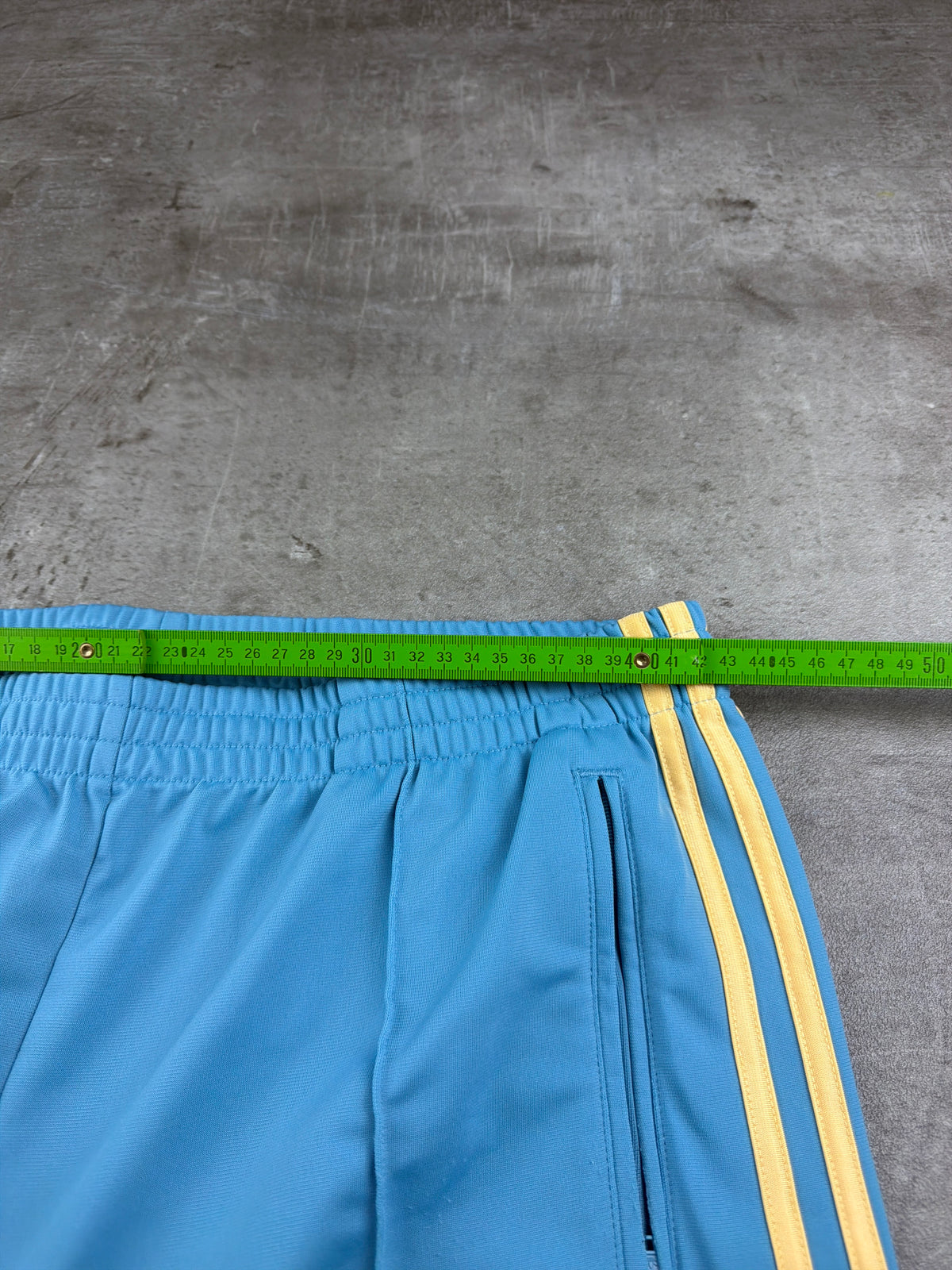 Adidas Trefoil Baggy Trackpants - Baby Blue / Yellow – Ansicht 9