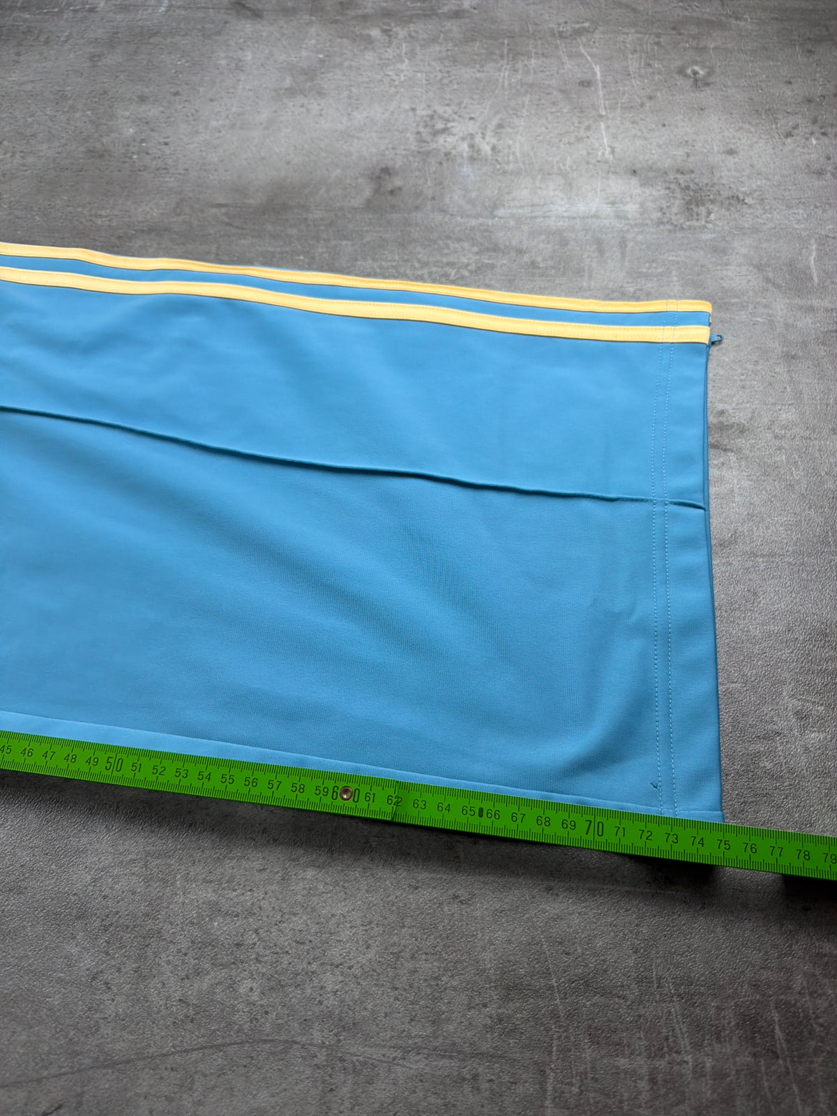 Adidas Trefoil Baggy Trackpants - Baby Blue / Yellow - Past Pieces