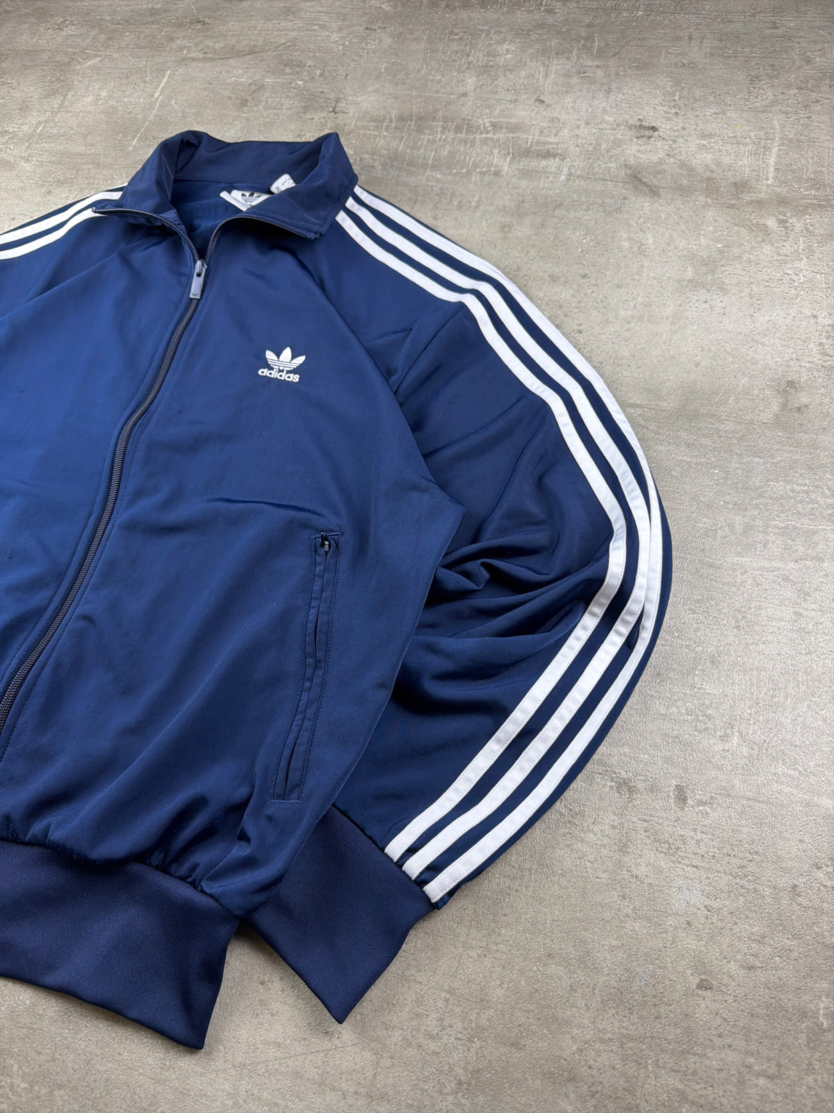 Adidas Originals Firebird Trackjacket - Navy Blue / White - Past Pieces