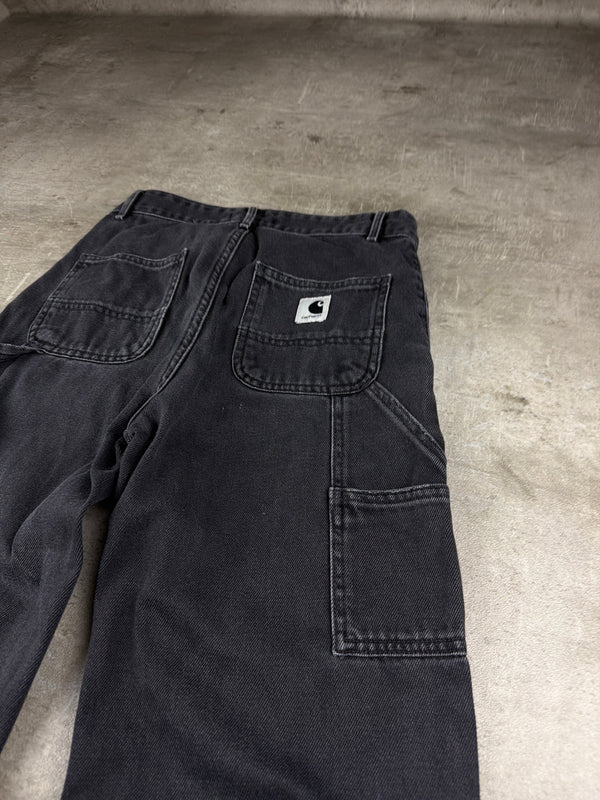 Carhartt "Pierce" Baggy Carpenter Denim - Washed Black