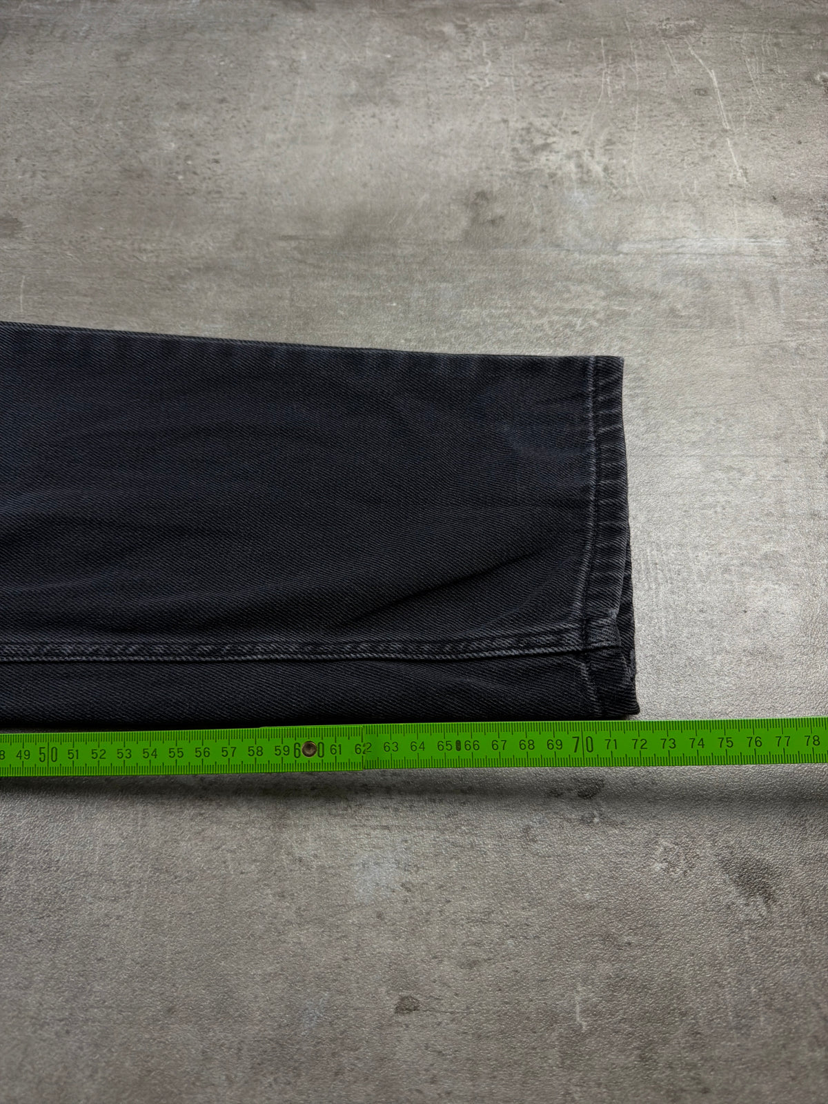 Carhartt "Pierce" Baggy Carpenter Denim - Washed Black – Ansicht 11