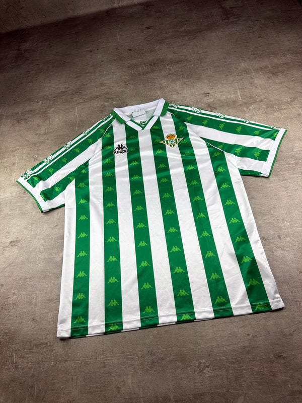 Kappa Real Betis Home Trikot - Green / White Blokecore Vintage