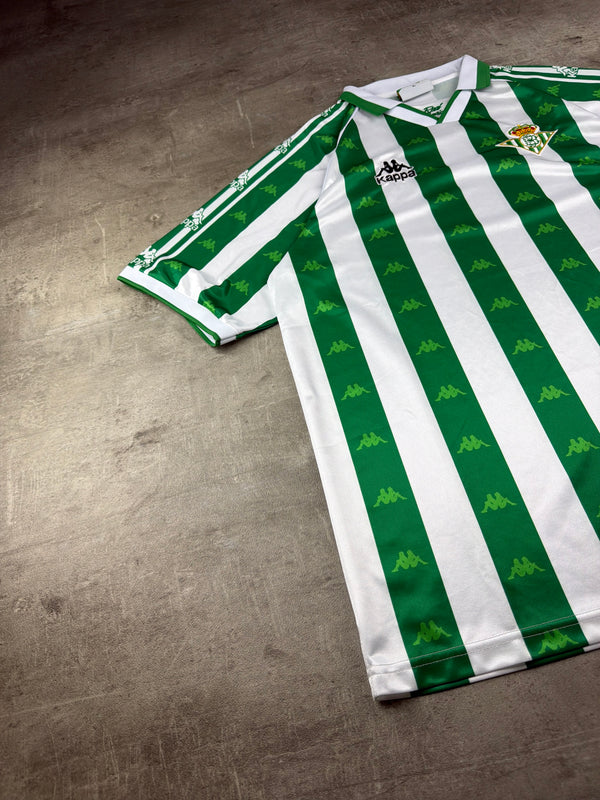 Kappa Real Betis Home Trikot - Green / White Blokecore Vintage