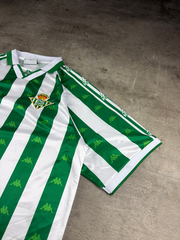 Kappa Real Betis Home Trikot - Green / White Blokecore Vintage