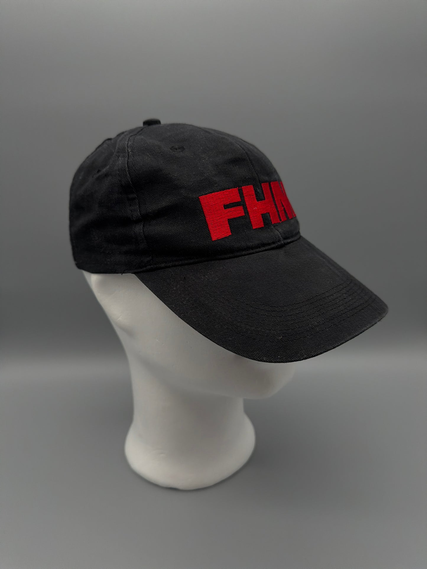 FHM Magazine Vintage Embroidered Cap - Black / Red Graphic