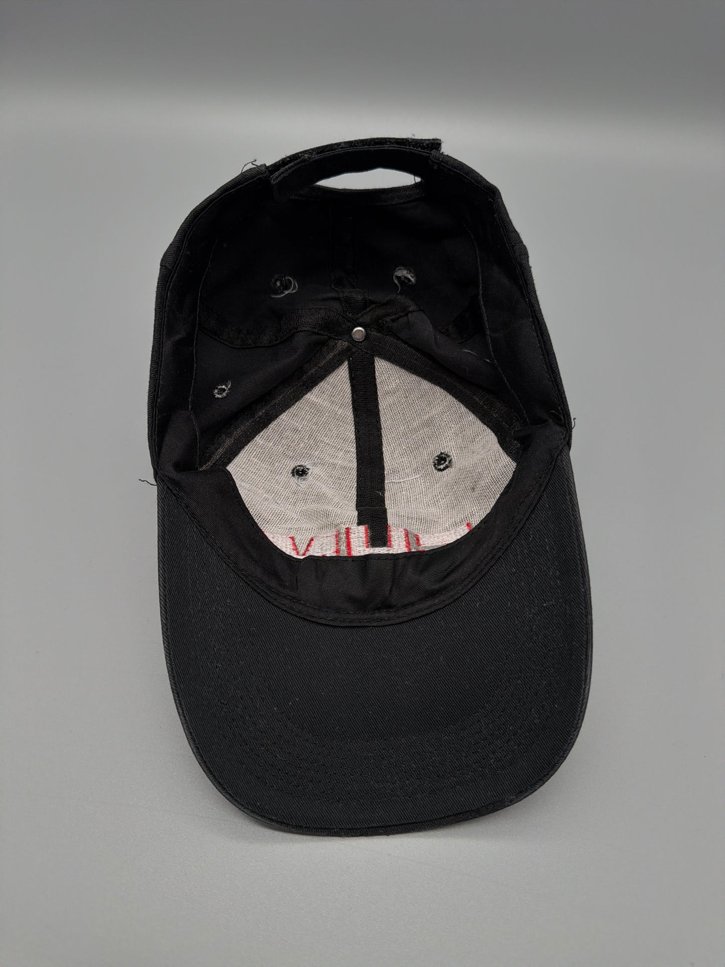 FHM Magazine Vintage Embroidered Cap - Black / Red Graphic