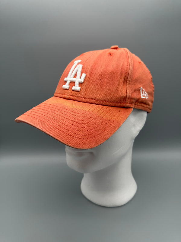 New Era 9FORTY LA Dodgers "Sun Faded" Cap - Burnt Orange / Vintage Wash