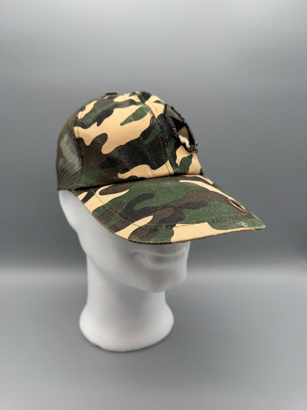 Vintage Star Patch Camouflage Trucker Cap - Camo / Gorpcore
